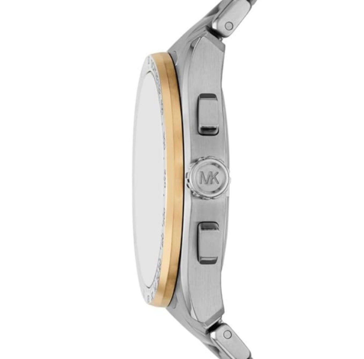 Michael Kors Men’s Chronograph Quartz White & Silver Dial Stainless Steel 44mm Watch MK9188