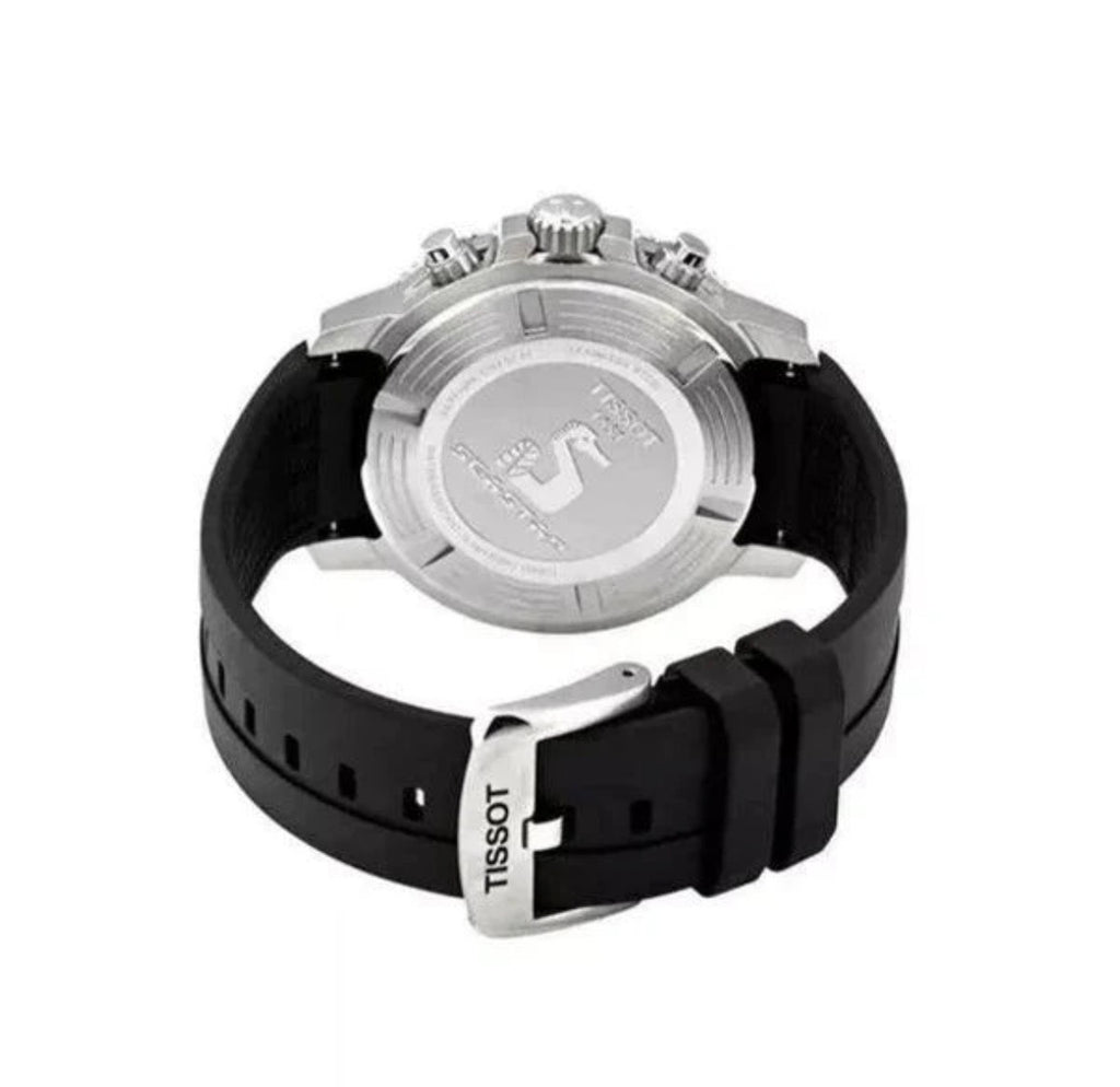 Tissot Men’s Swiss Made Quartz Blue Dial Black Silicone Strap 45mm Watch T120.417.17.041.00