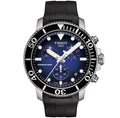 Tissot Men’s Swiss Made Quartz Blue Dial Black Silicone Strap 45mm Watch T120.417.17.041.00