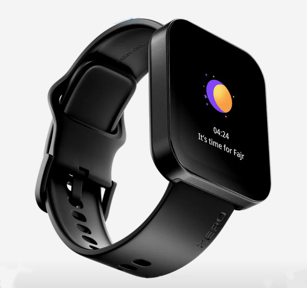 Zero Lifestyle Bolt Pro Smartwatch Jet Black 1.83” IPS HD Bluetooth Calling Watch – Heart Rate, SpO₂, IP66 Water Resistant