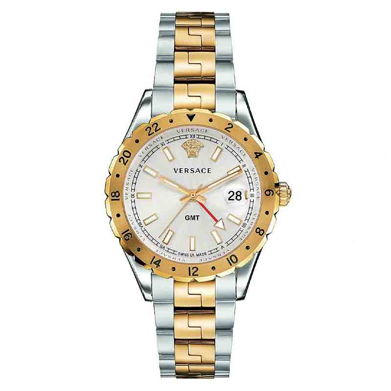 Versace Men's Swiss Made Quartz Silver Dial Stainless Steel 42mm Watch V11030015