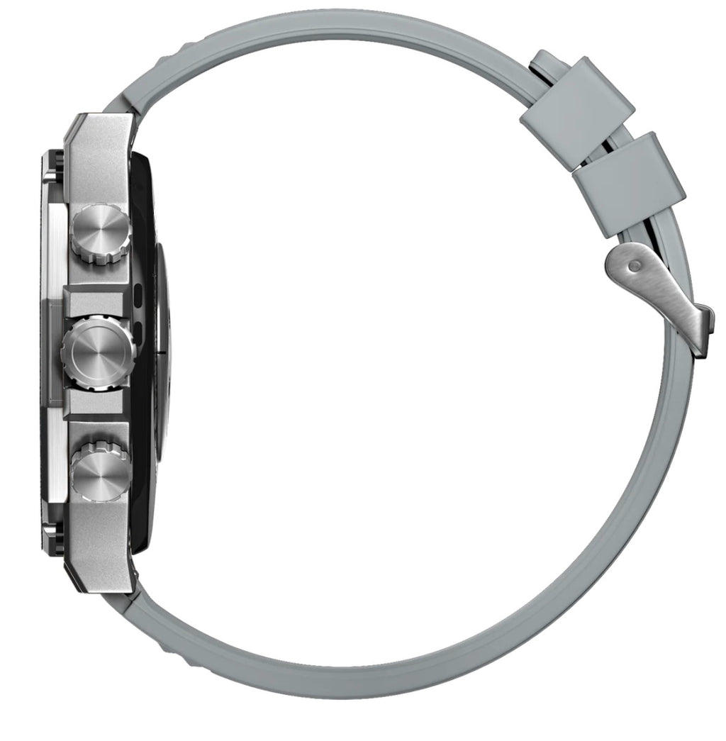 Sveston ForcePro Smartwatch (SVS-FORCEPRO-S-SG) – Bluetooth Calling & Fitness Tracker - Silver Gray