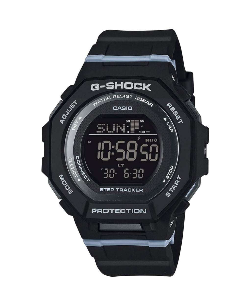 Casio G-Shock GMD-B300-1 Bluetooth Digital Step Tracker Bio-Based Resin Unisex Watch