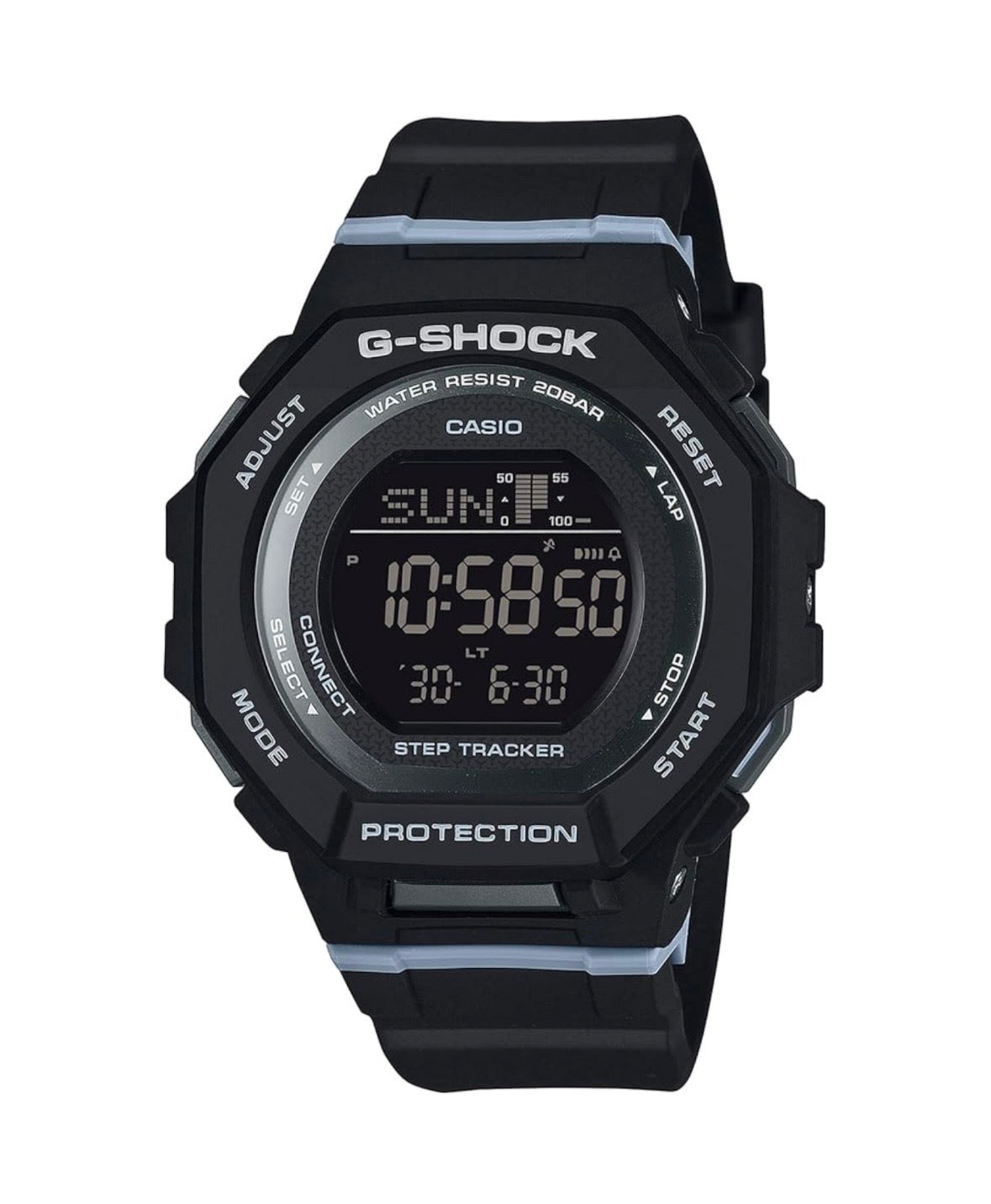 Casio G-Shock GMD-B300-1 Bluetooth Digital Step Tracker Bio-Based Resin Unisex Watch