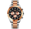 SKMEI 9259-TT-BLK Men’s Quartz Black Dial Stainless Steel Watch