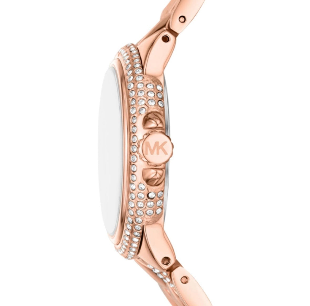 Michael Kors Women’s Quartz White Dial Rose Gold Stainless Steel 33mm Watch MK4810