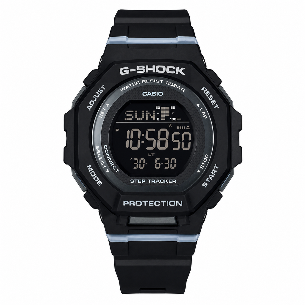 Casio G-Shock GMD-B300-1 Bluetooth Digital Step Tracker Bio-Based Resin Unisex Watch