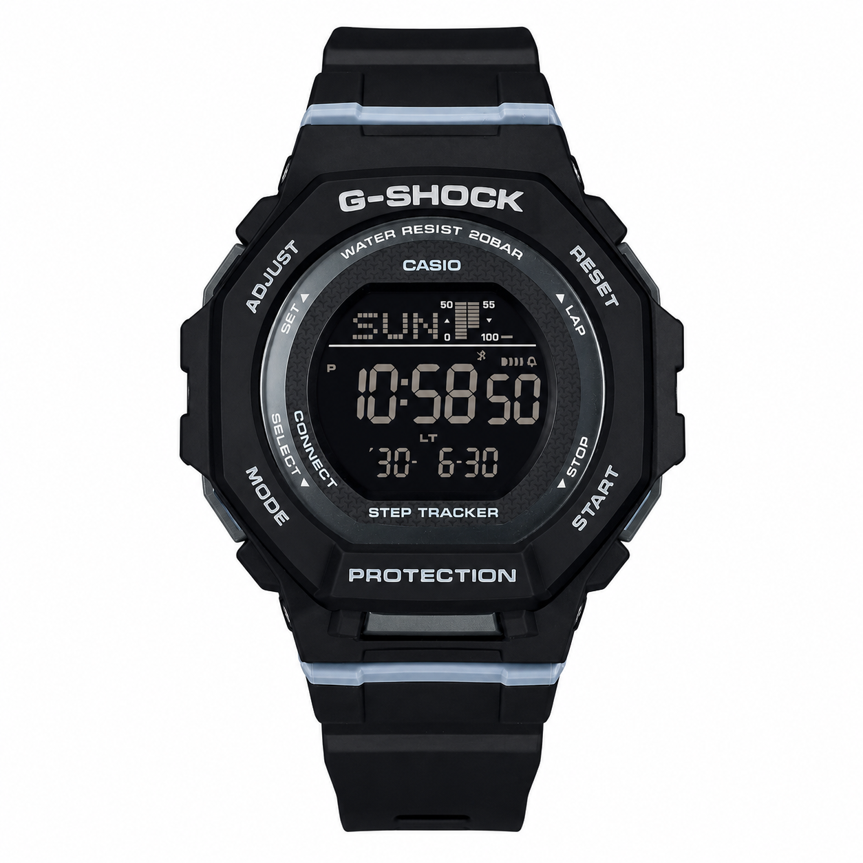 Casio G-Shock GMD-B300-1 Bluetooth Digital Step Tracker Bio-Based Resin Unisex Watch