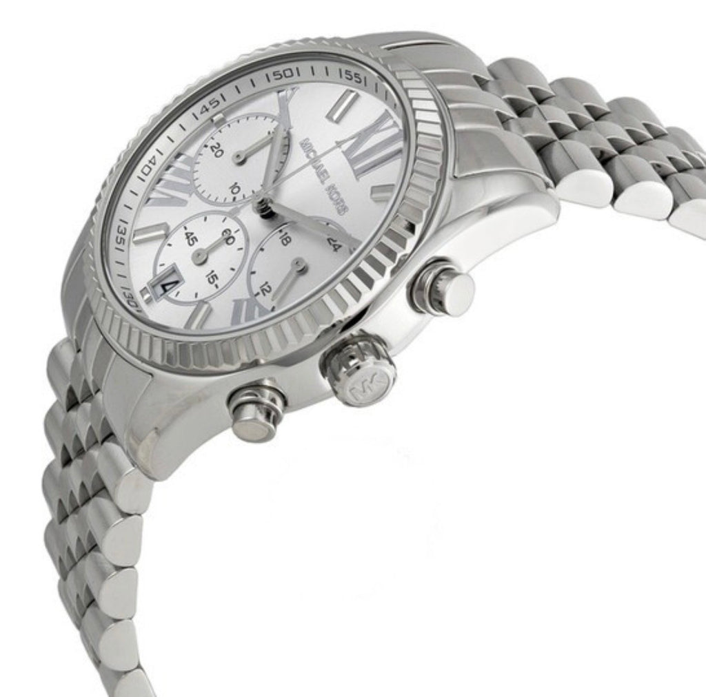 Michael Kors Women’s Quartz Silver Dial Stainless Steel 38mm Watch MK5555