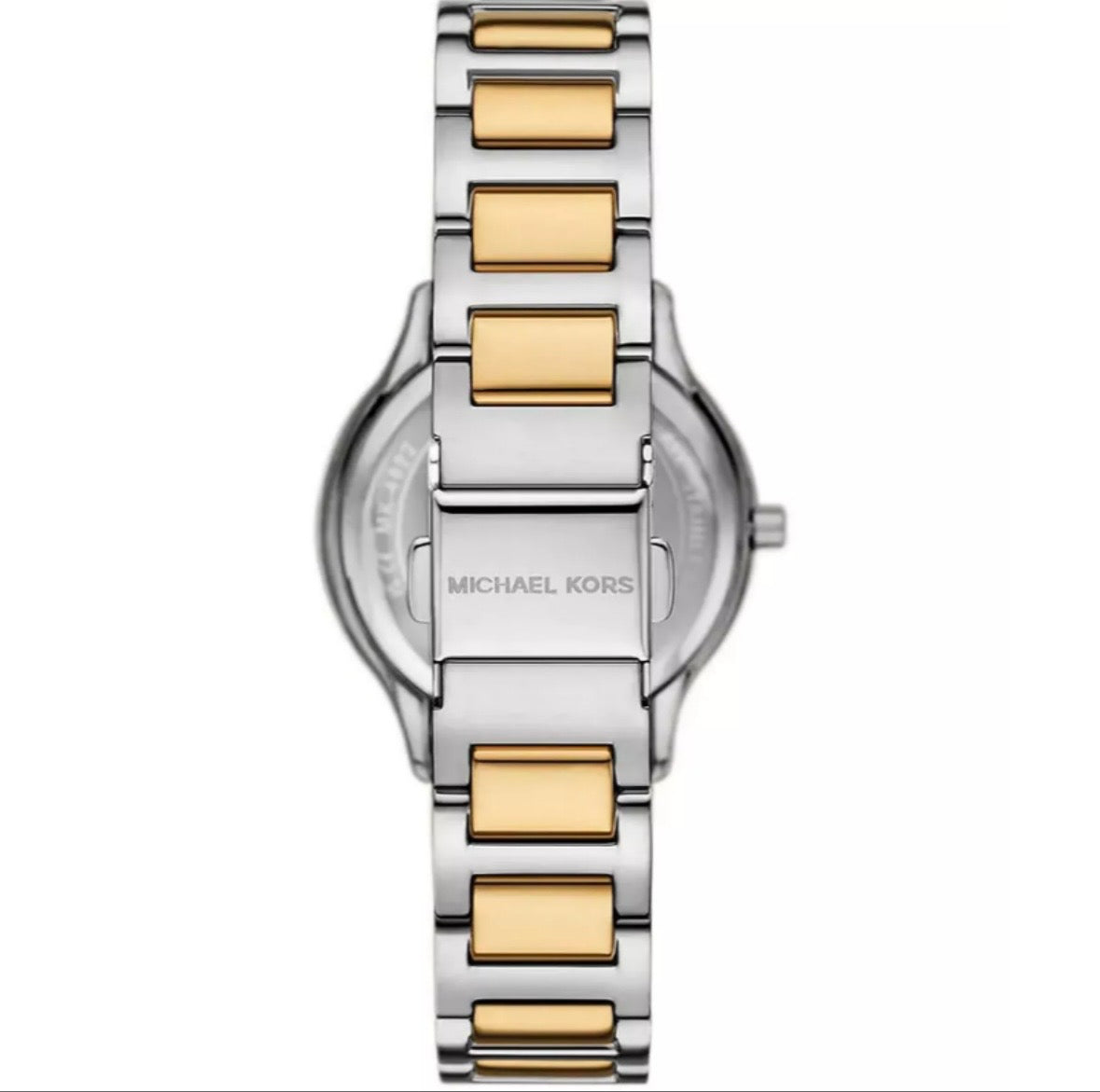 Michael Kors MK4910 Women’s Two-Tone Stainless Steel Quartz Watch with White Mother of Pearl Dial 31mm (Like New)