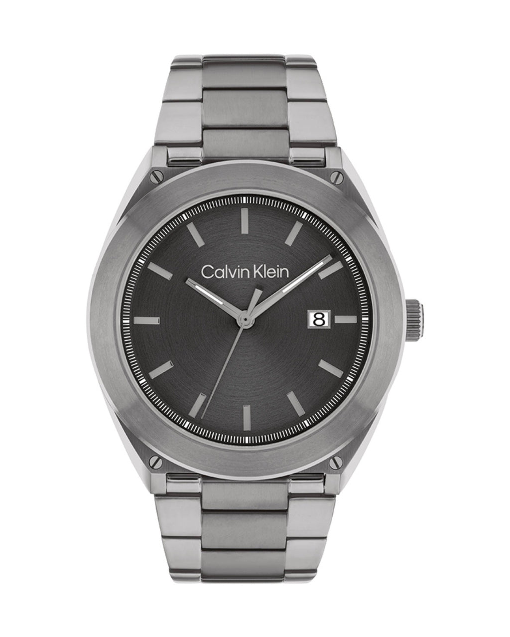 Calvin Klein CK 25200197 Men’s Quartz Grey Stainless Steel Dark Grey Dial 44mm Watch