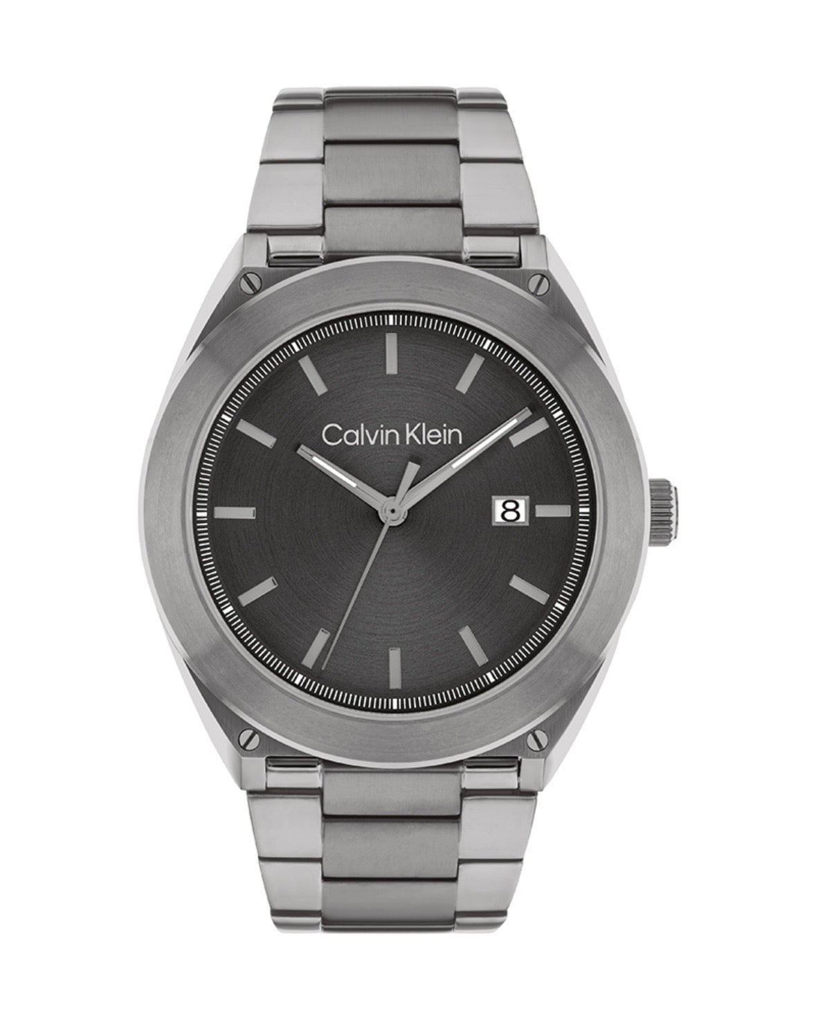 Calvin Klein CK 25200197 Men’s Quartz Grey Stainless Steel Dark Grey Dial 44mm Watch