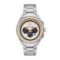 Michael Kors Men’s Chronograph Quartz White & Silver Dial Stainless Steel 44mm Watch MK9188