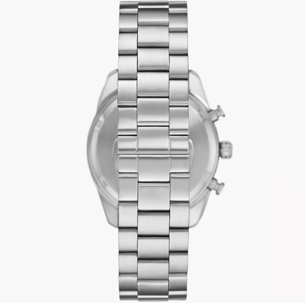 Emporio Armani AR11637 Men’s Quartz Green Dial Watch with Silver Stainless Steel Bracelet – 42mm
