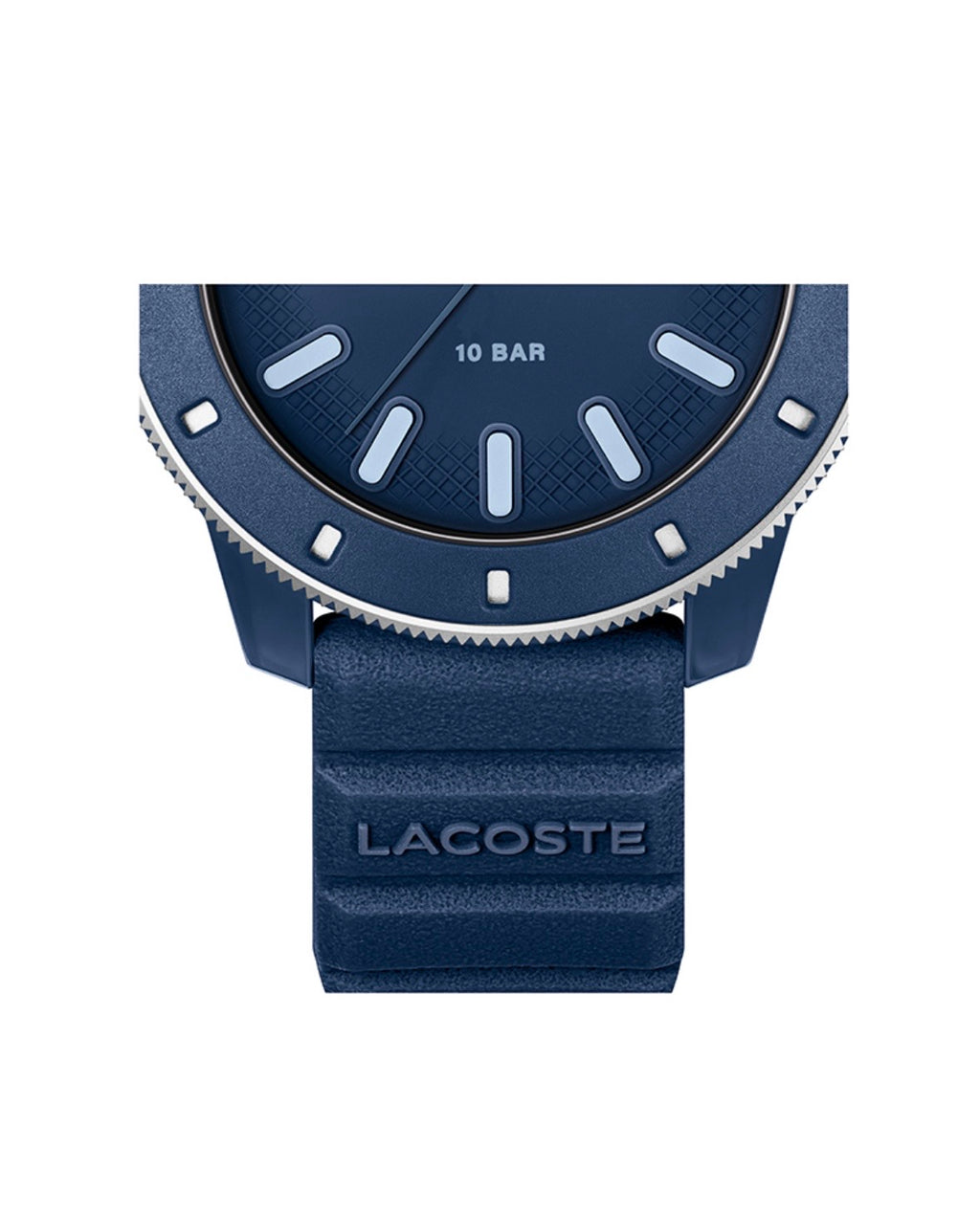 Lacoste L.12.12 Scuba Men's 43mm Blue Silicone Watch 2011413