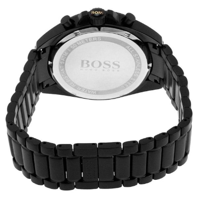 Hugo Boss Men’s Chronograph Quartz Stainless Steel Black Dial 45mm Watch 1513277